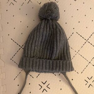 Zara Pom Pom Knit Baby Hat